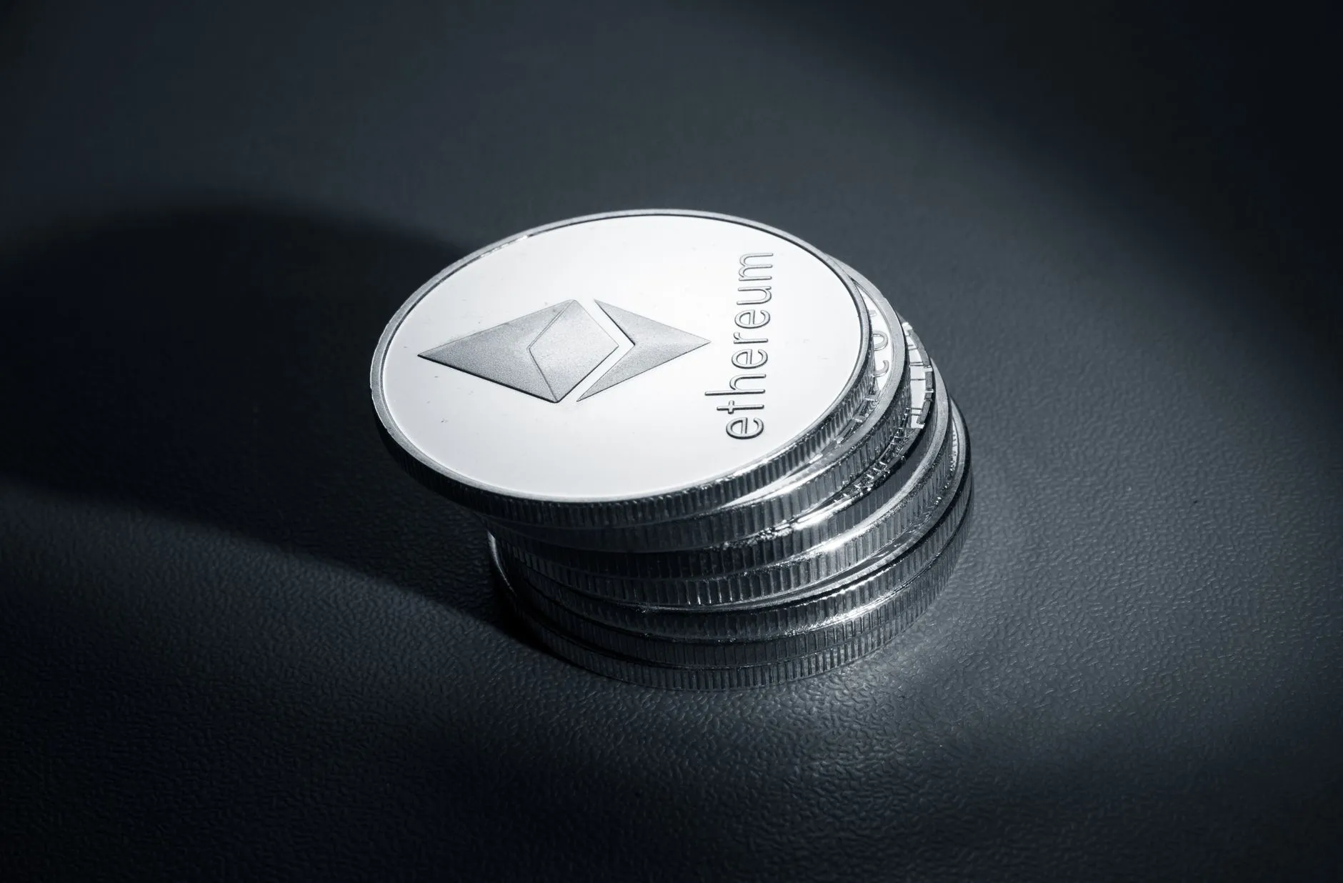 An ethereum-themed visual representing large treasury purchases of ETH.