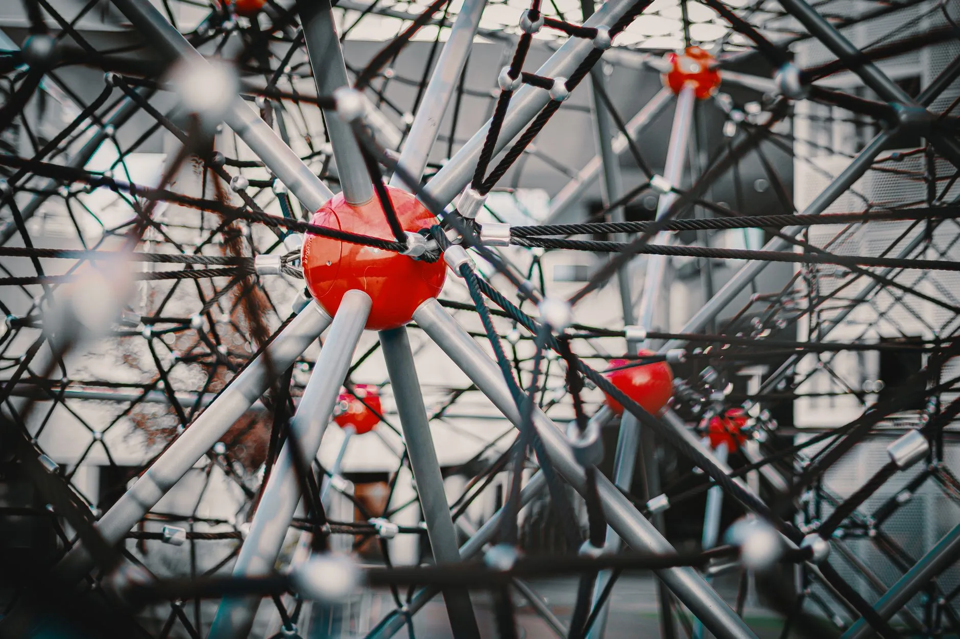 A network of nodes representing blockchain layer-2 infrastructure and blob fee economics.