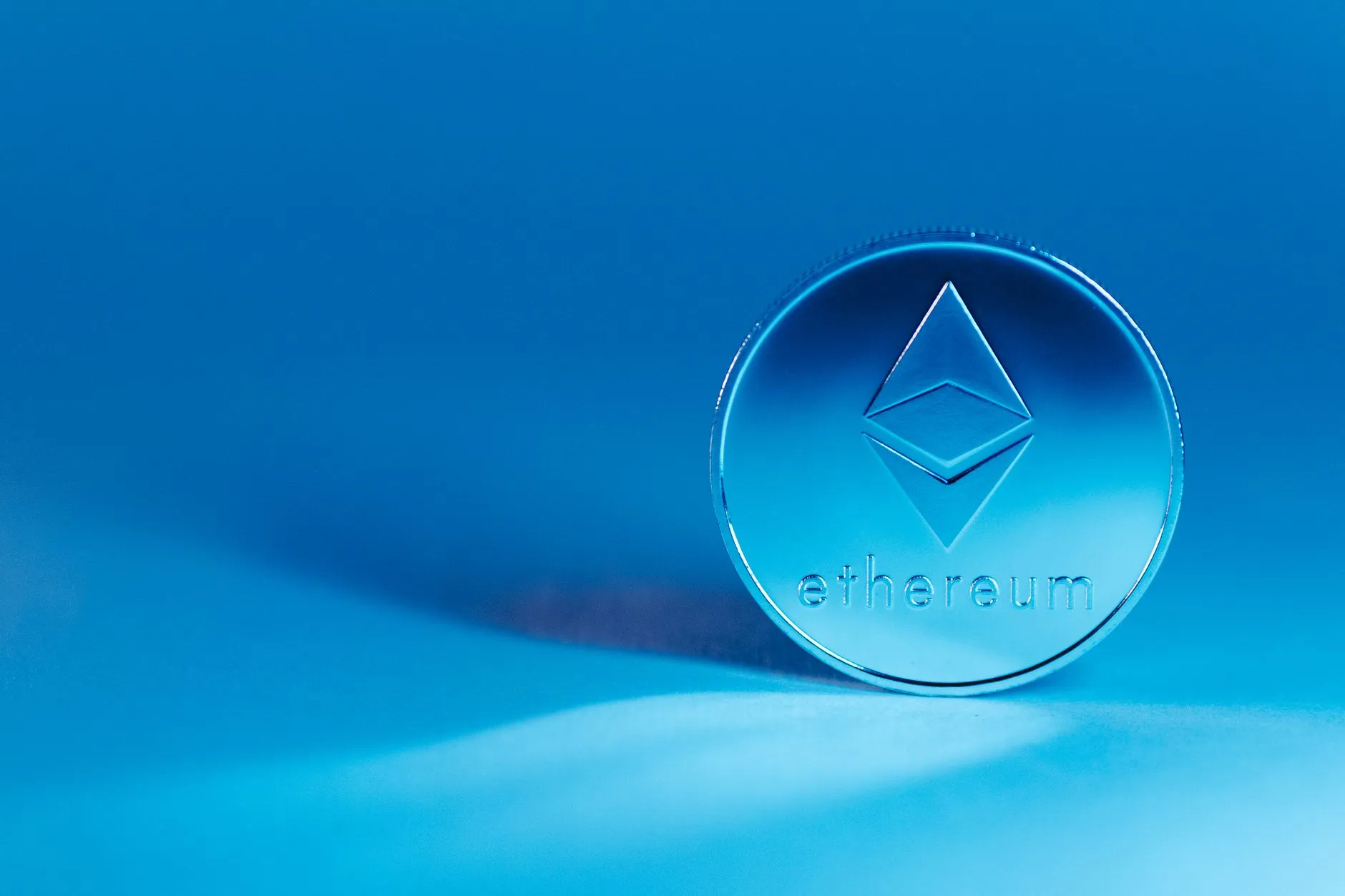 The ethereum blockchain symbol, illustrating ether ETF inflows and institutional demand.
