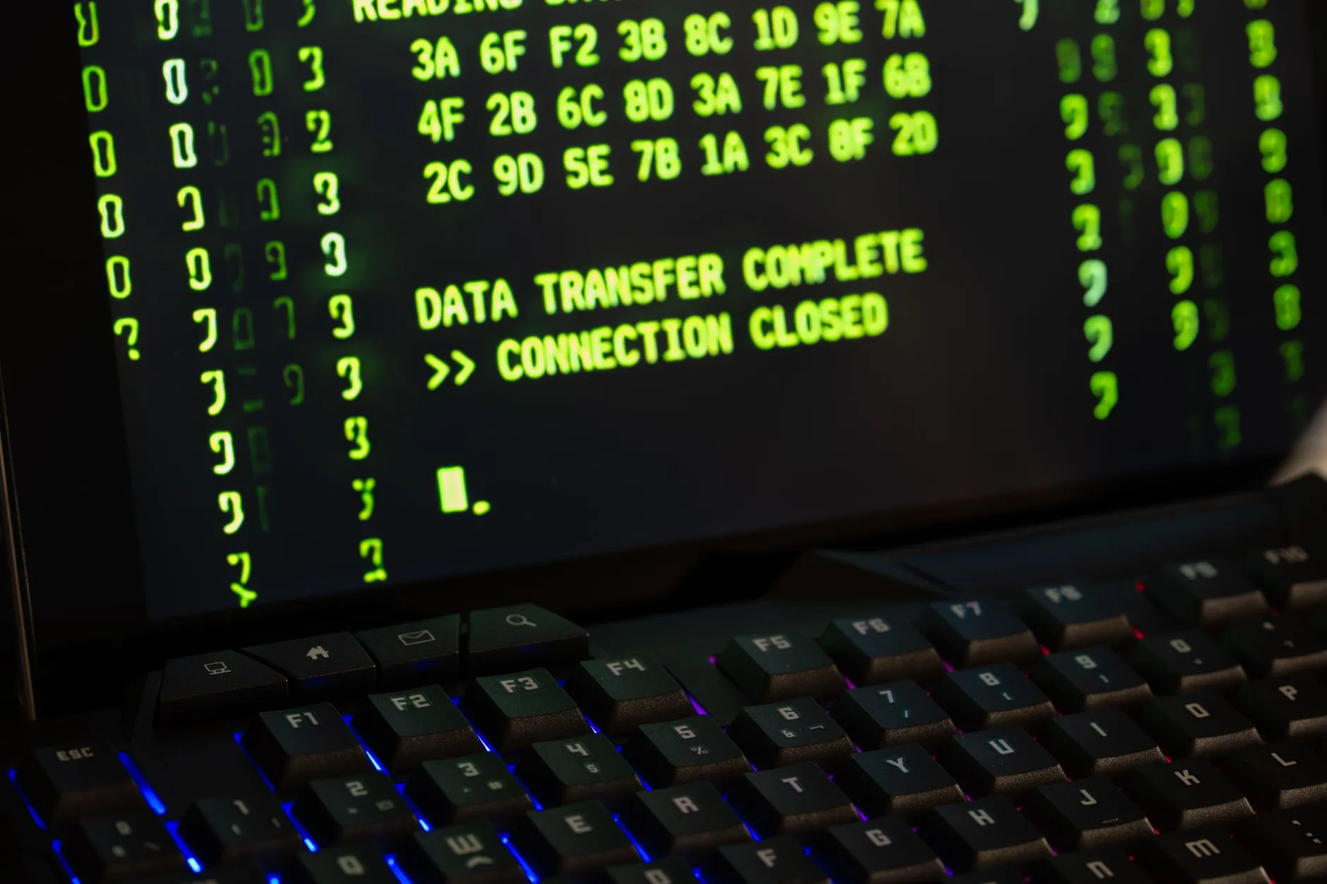 Lines of code on a dark screen with a padlock, illustrating the Liquid Network security incident